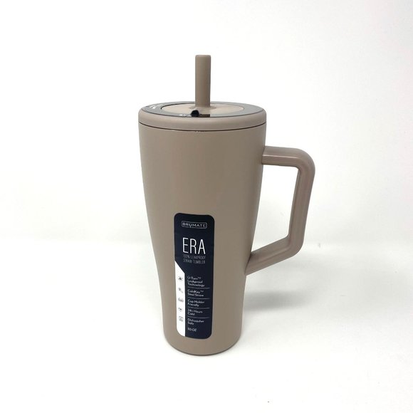 BruMate Era 30oz Mocha Leakproof Metal Straw - Picture 2 of 9